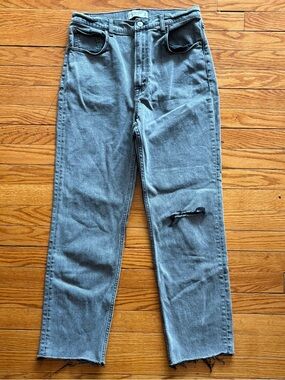 Abercrombie & Fitch Ultra High Rise Ankle Straight Jean